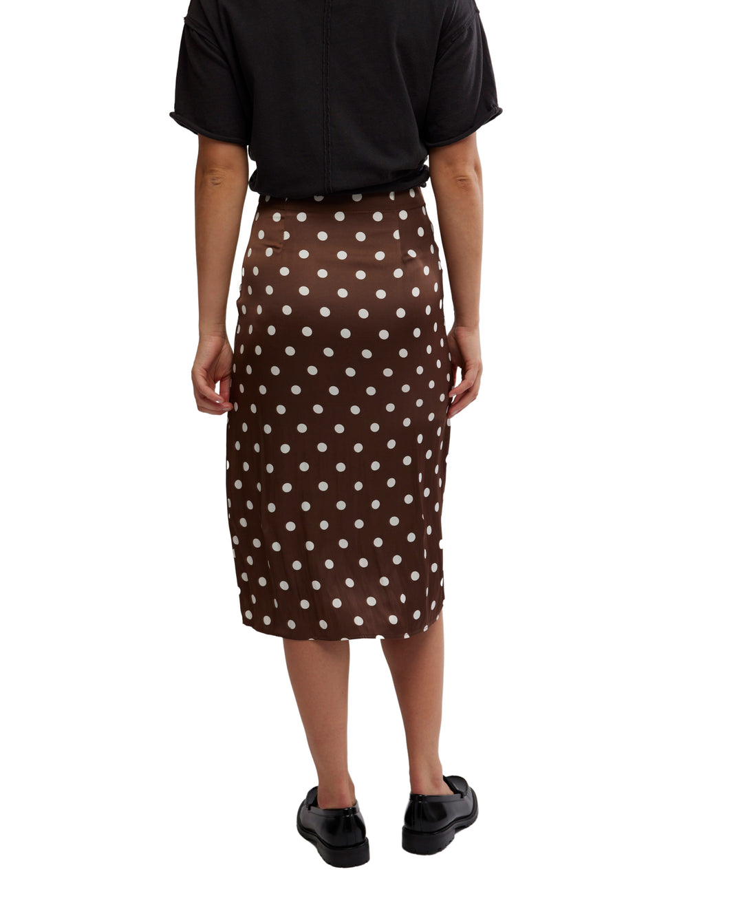 Analise Printed Midi Skirt in Pinecone