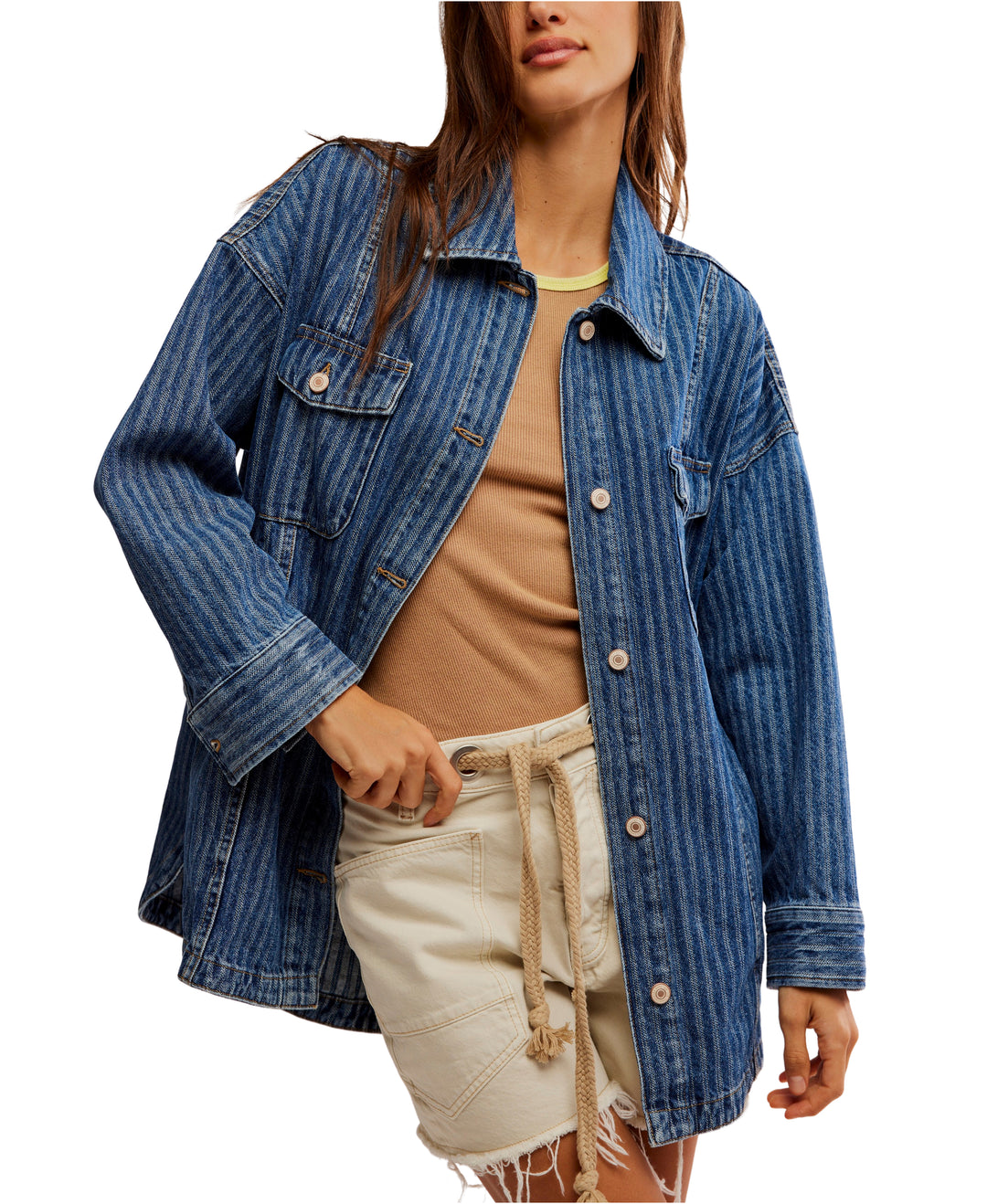 Blue Abyss Dune Shirt Jacket