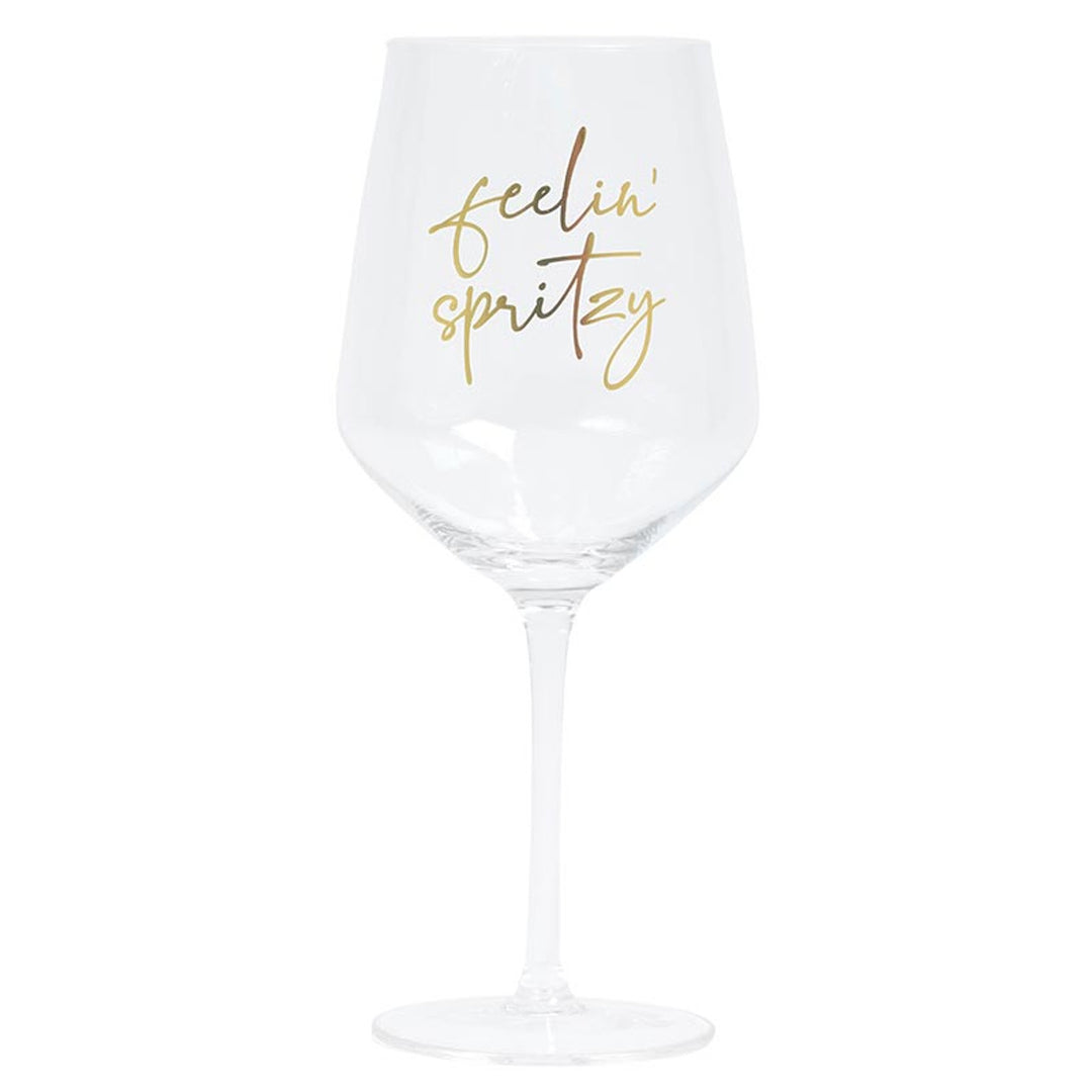 Feelin Spritzy Wine Glass