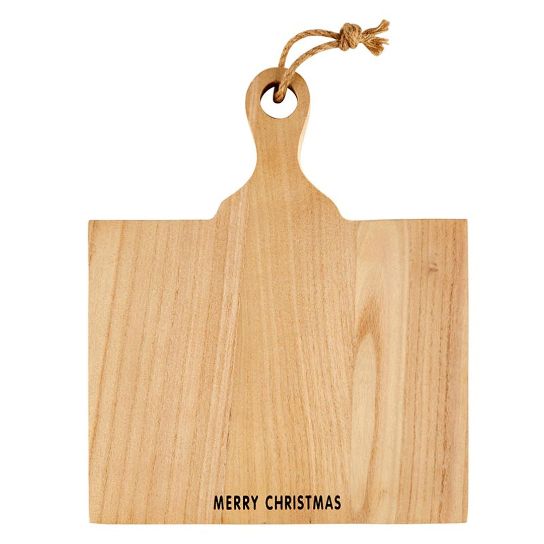 Merry Christmas Paulownia Wood Board