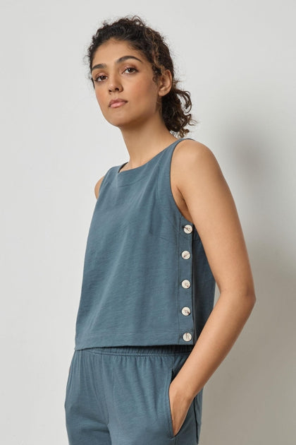 Dusk Side Button Tank