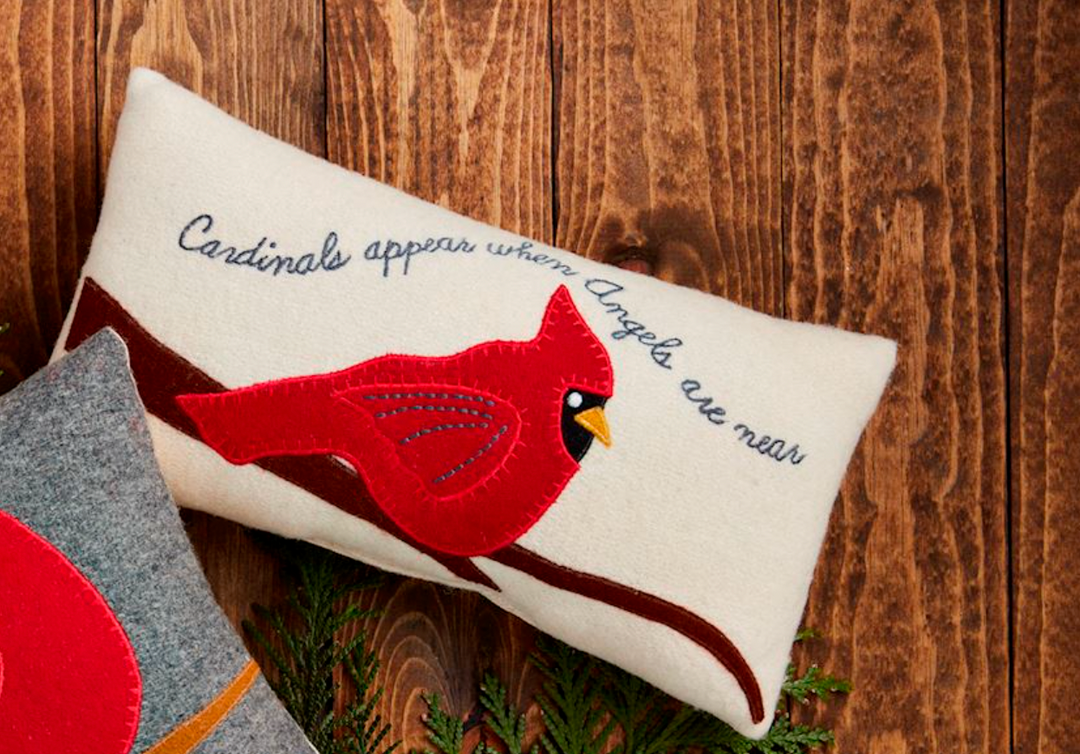 Cardinal Pillow