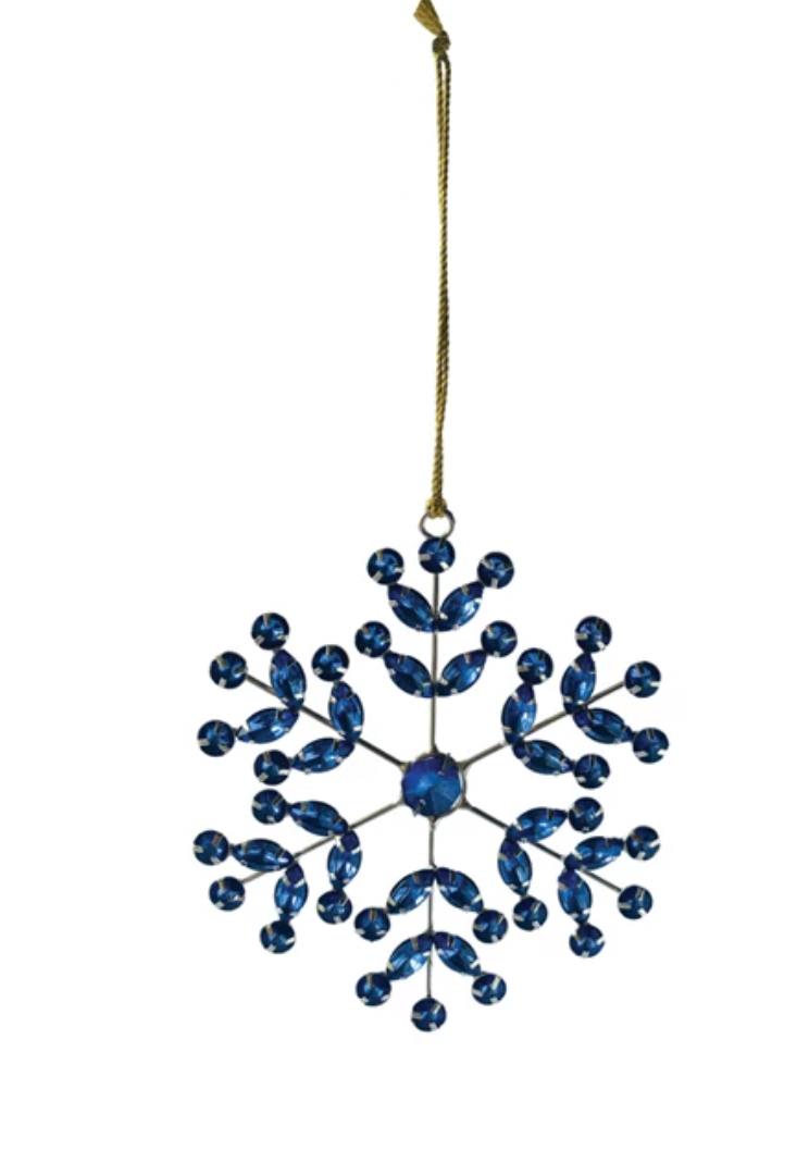 Big Jewel Snowflake Ornament