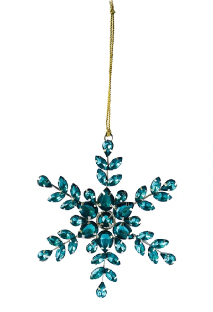 Big Jewel Snowflake Ornament