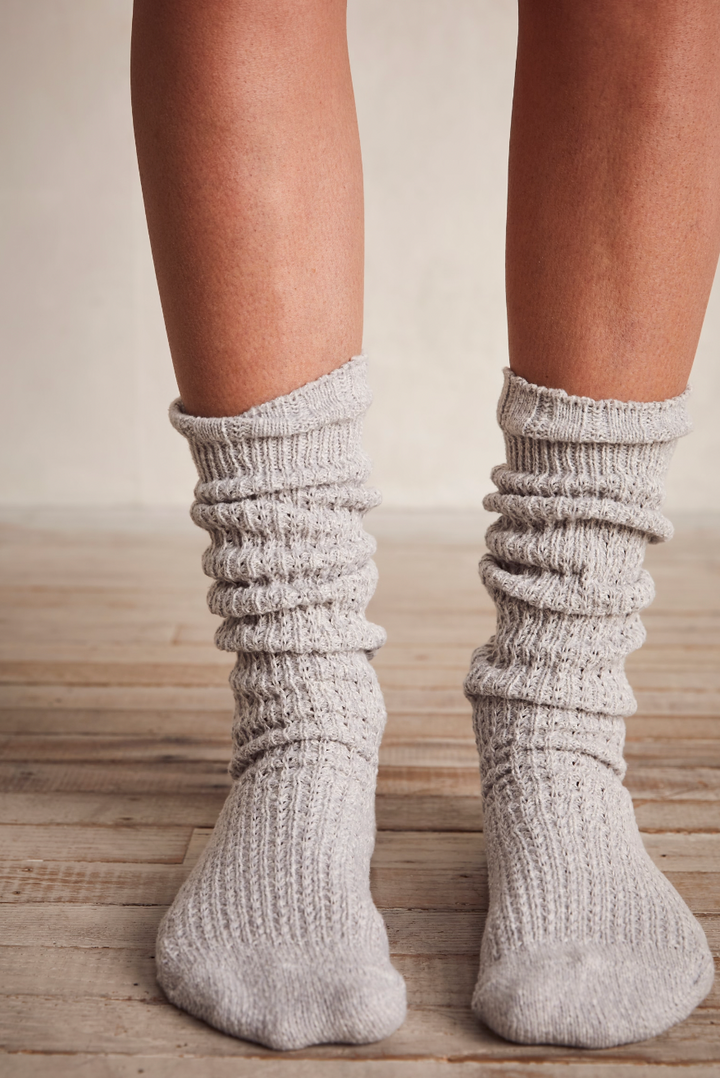 Staple Slouch Socks in Grey