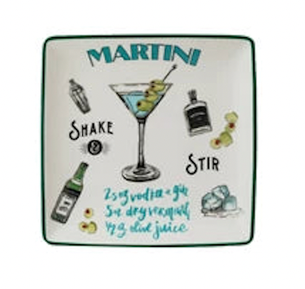 Cocktail Recipe Plate - Madison's Niche 