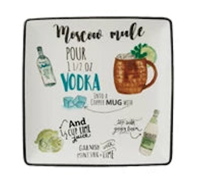 Cocktail Recipe Plate