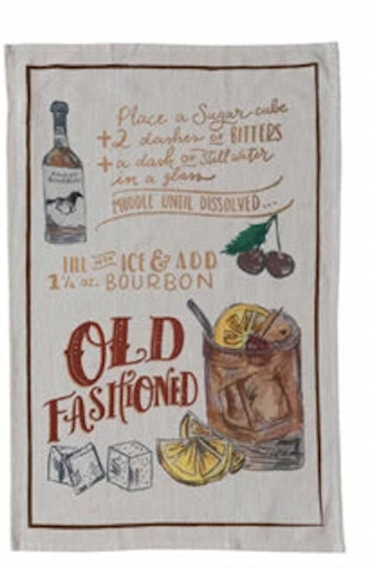 Cocktail Recipe Towel