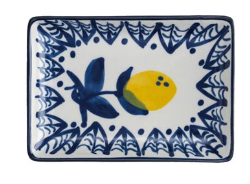 Hand-Painted Lemon Dish - Madison's Niche 