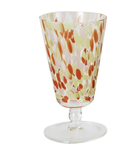 Stemmed Confetti Glass - Madison's Niche 