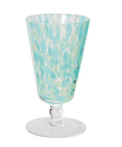 Stemmed Confetti Glass - Madison's Niche 