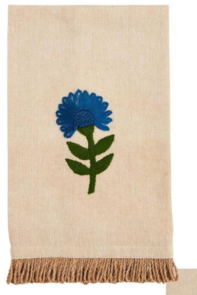 Floral Embroidery Towels - Madison's Niche 