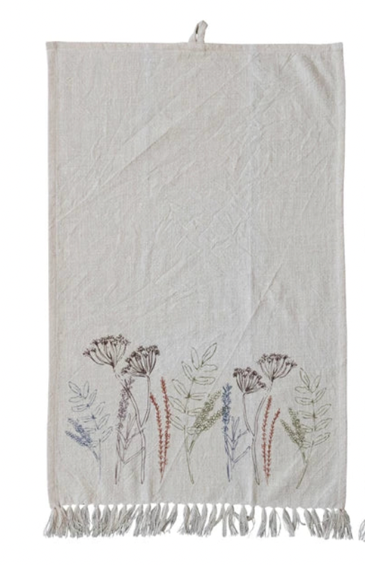 Flowers Kitchen Towel