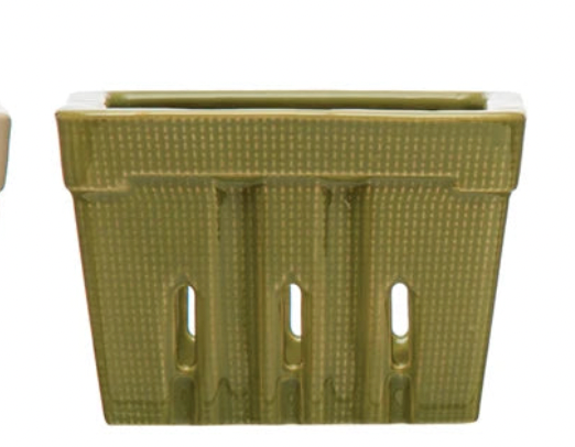 Textured Stoneware Berry Basket - Madison's Niche 