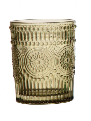 Embossed Drinking Glass