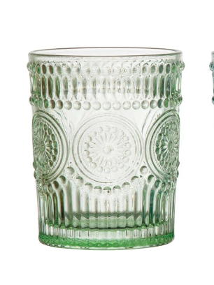 Embossed Drinking Glass