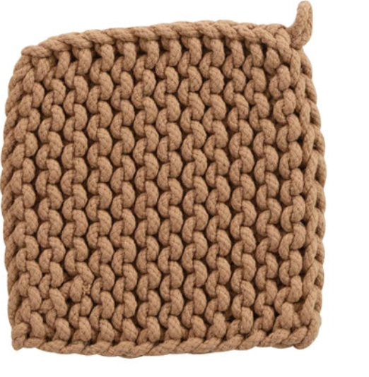 Cotton Crocheted Potholder - Madison's Niche 