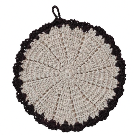 Crocheted Pot Holder (Circle)