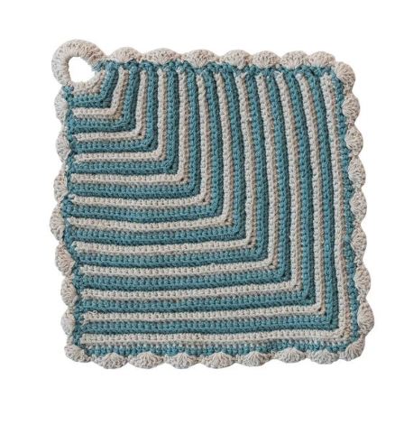 Crocheted Pot Holder (Circle)