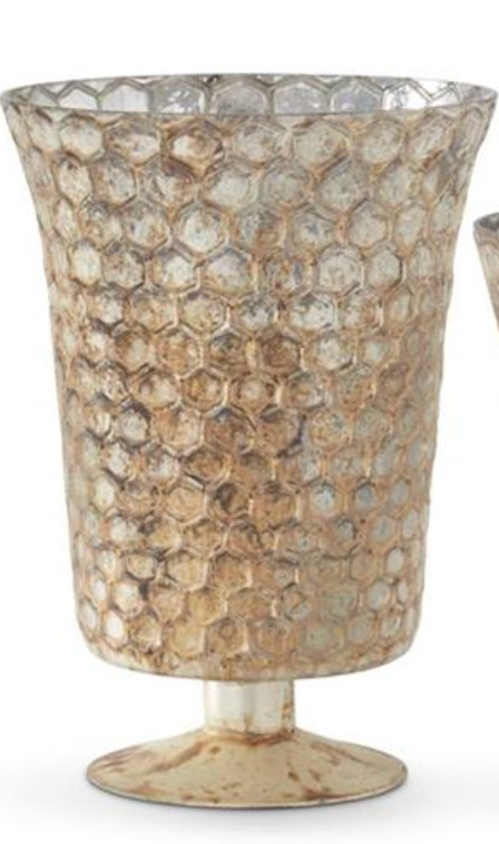 Honeycomb Fluted Vase