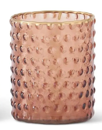 Brown Dot Glass Vase