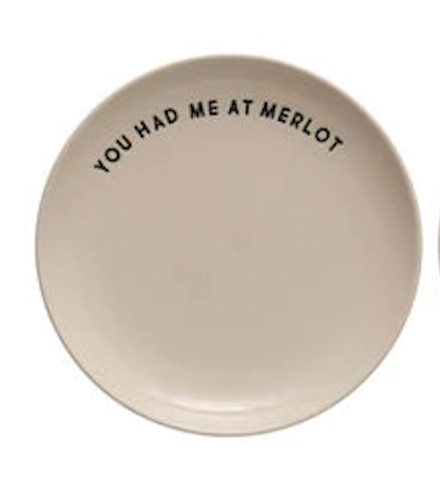 Wine Saying Plate