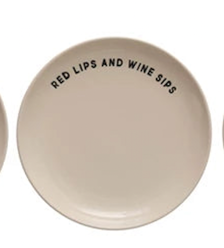 Wine Saying Plate