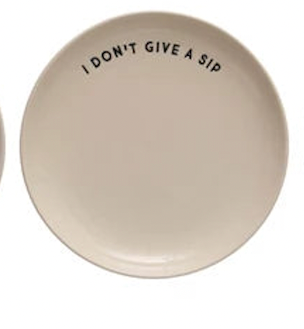 Wine Saying Plate