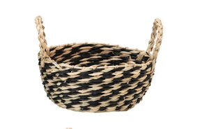 Hand-Woven Seagrass Basket