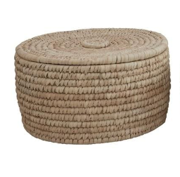 Grass Basket with Lid - Madison's Niche 