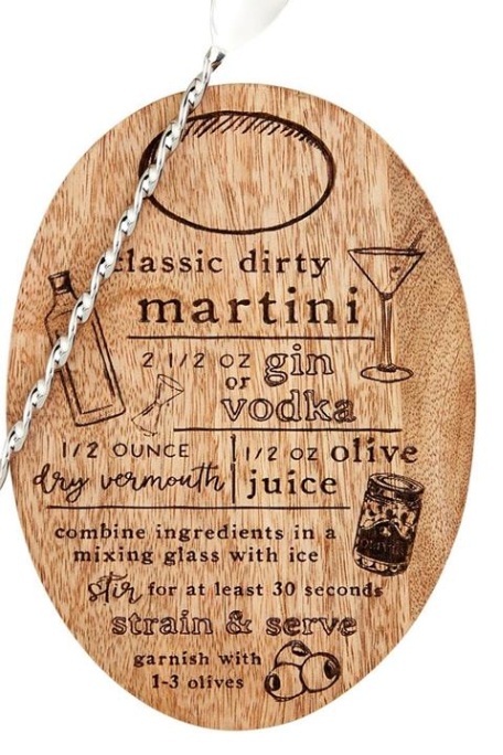 Cocktail Recipe Board Set