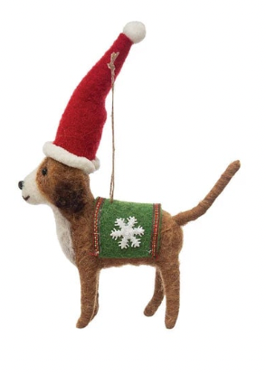 Felt Dog Ornament