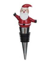 Holiday Glass Wine Stopper