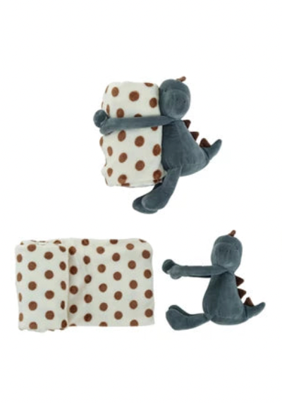 Plush Animal & Blanket Set