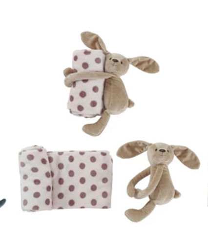 Plush Animal & Blanket Set