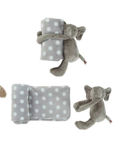 Plush Animal & Blanket Set - Madison's Niche 