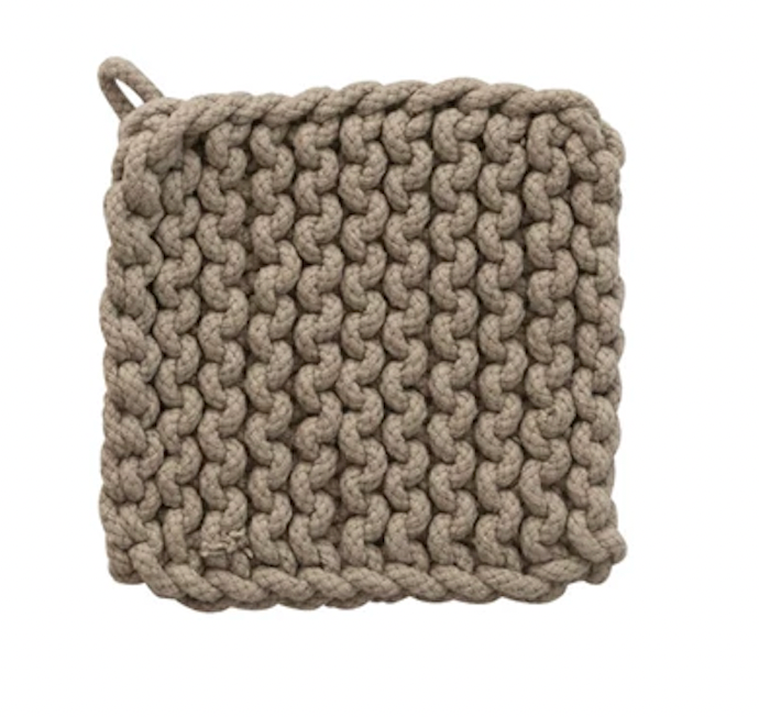 Neutral Crocheted Pot Holders