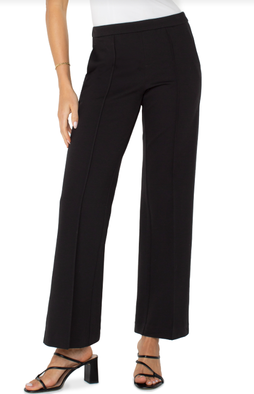 Pull On Wide Leg Trouser