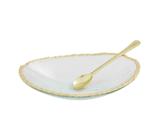 Gold Edge Dip Bowl Set