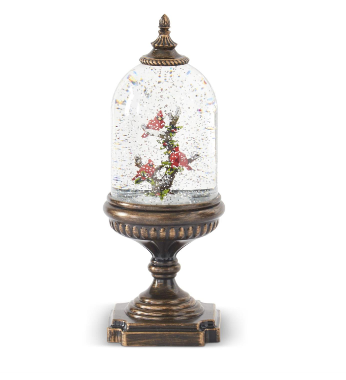 Cardinal LED Snow Globe