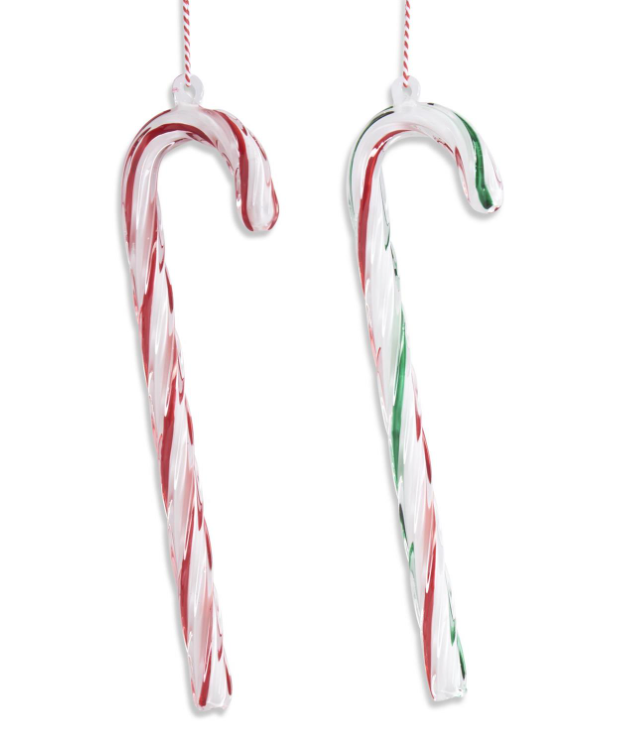 Blown Glass Candy Cane