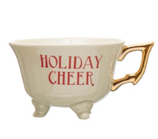 Holiday Footed Teacup