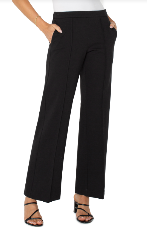 Pull On Wide Leg Trouser