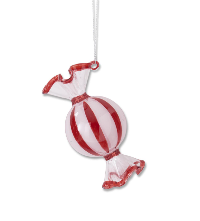 Red & White Candy Ornament