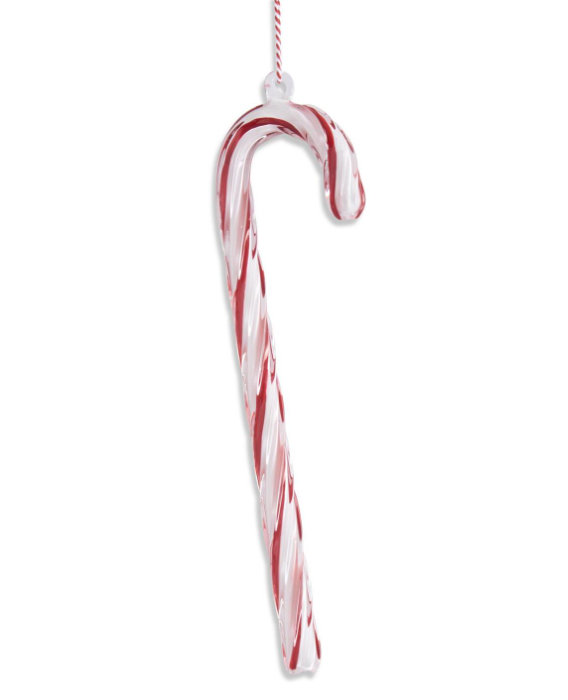 Blown Glass Candy Cane