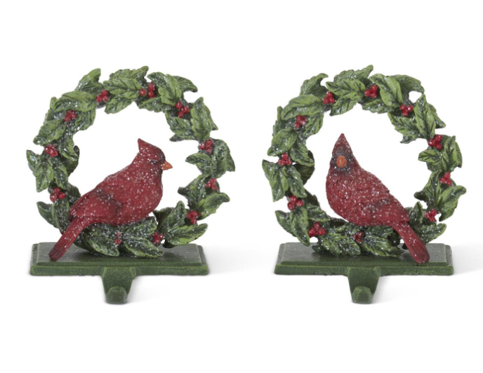 Cardinal Stocking Holder