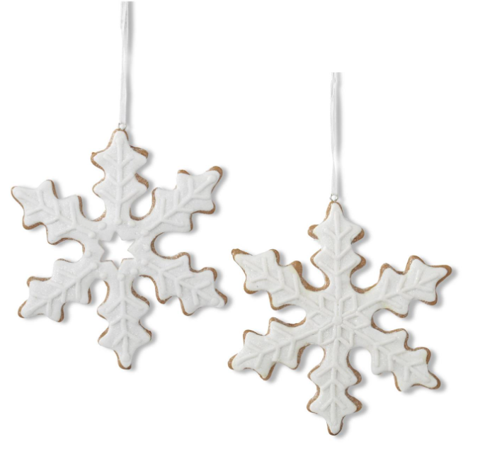 Gingerbread Snowflake Ornament