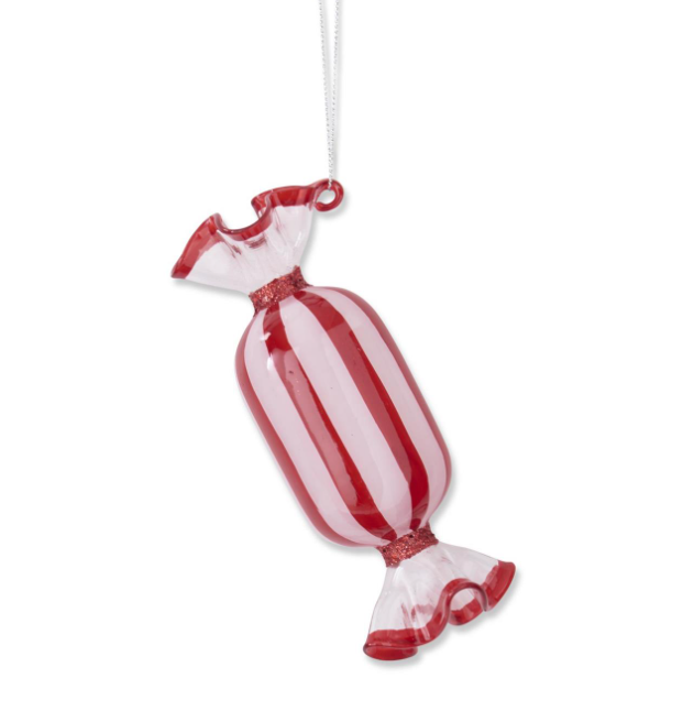 Red & White Candy Ornament