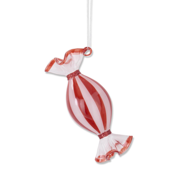 Red & White Candy Ornament