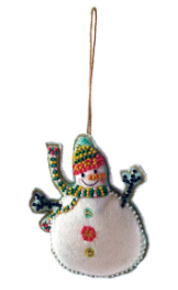 Beaded Snowman Ornament